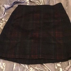 Plaid skirt